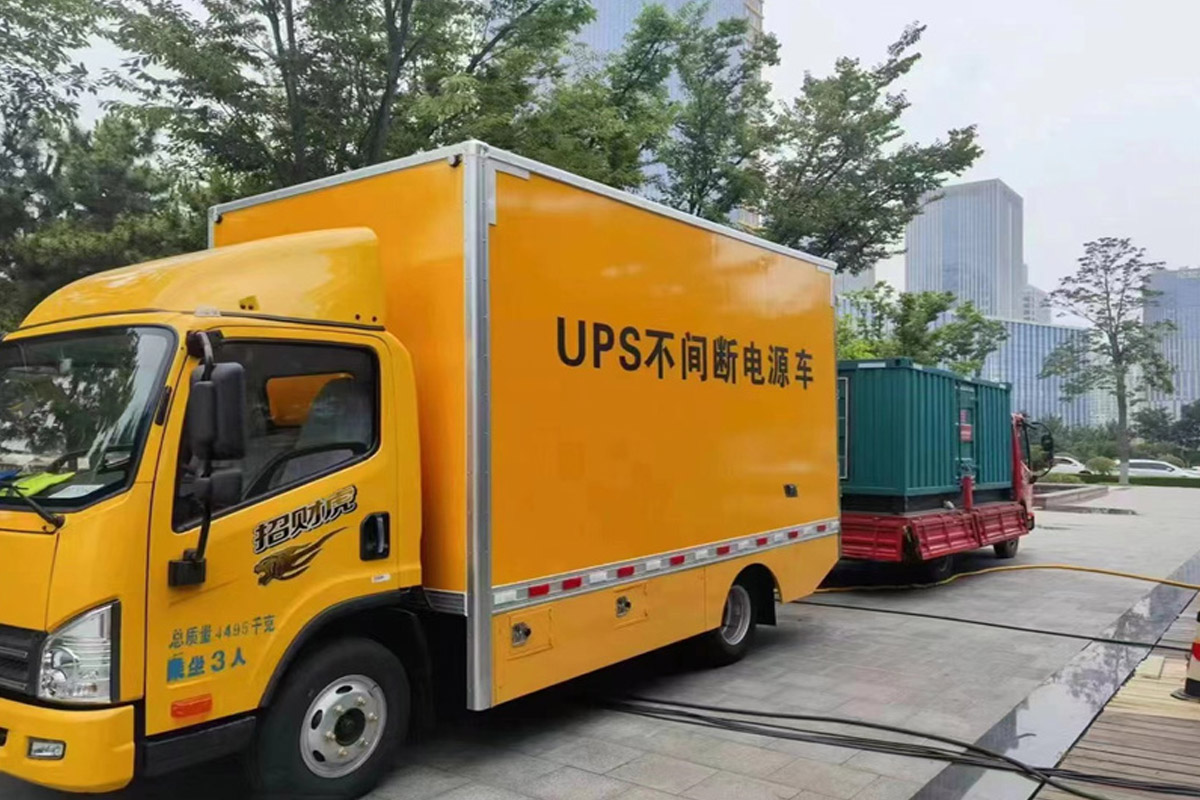 东昌府发电机租赁施工现场